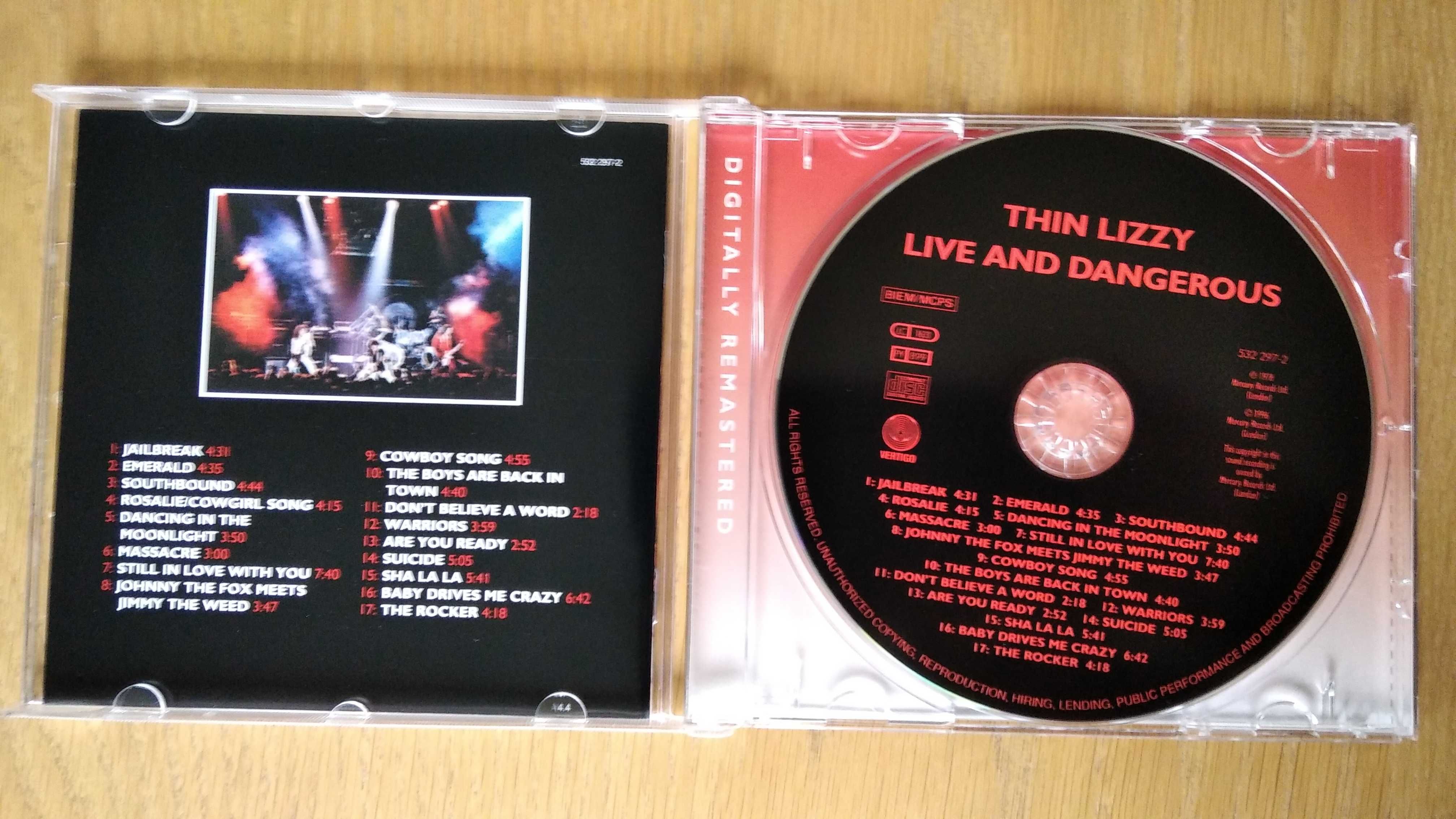 Thin Lizzy - "Live and Dangerous" - CD jak nowa