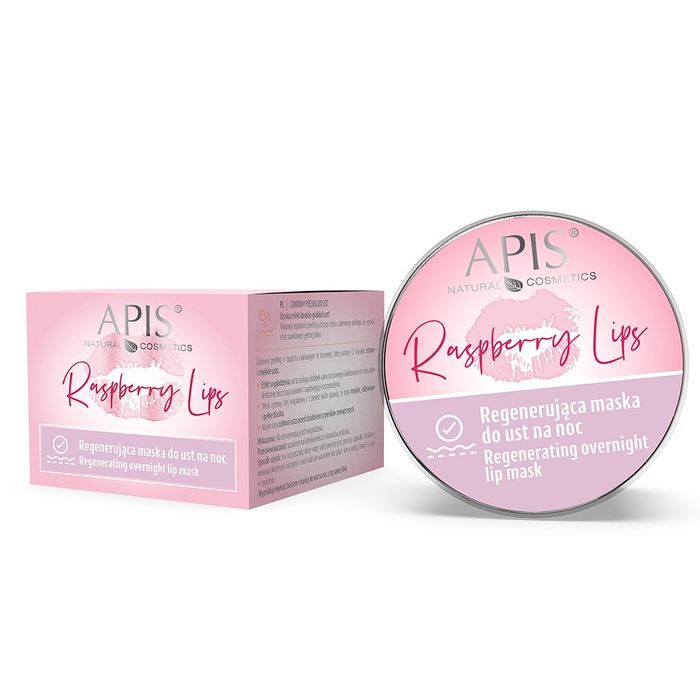 Intensywnie regenerująca maska do ust na noc Apis Raspberry Lips 10ml