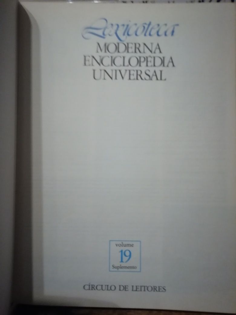 Espectacular Moderna Enciclopédia Universal