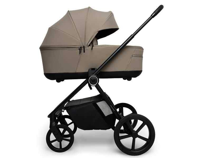 Wózek MUUVO ONE 2w1 Lekki Składany Gondola+Spacerówka +Adaptery