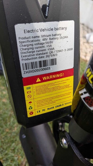 Bicicleta elétrica DUOTTS S26 750Wx2 50Km/H 26'' 48V 19.2Ah 120Km