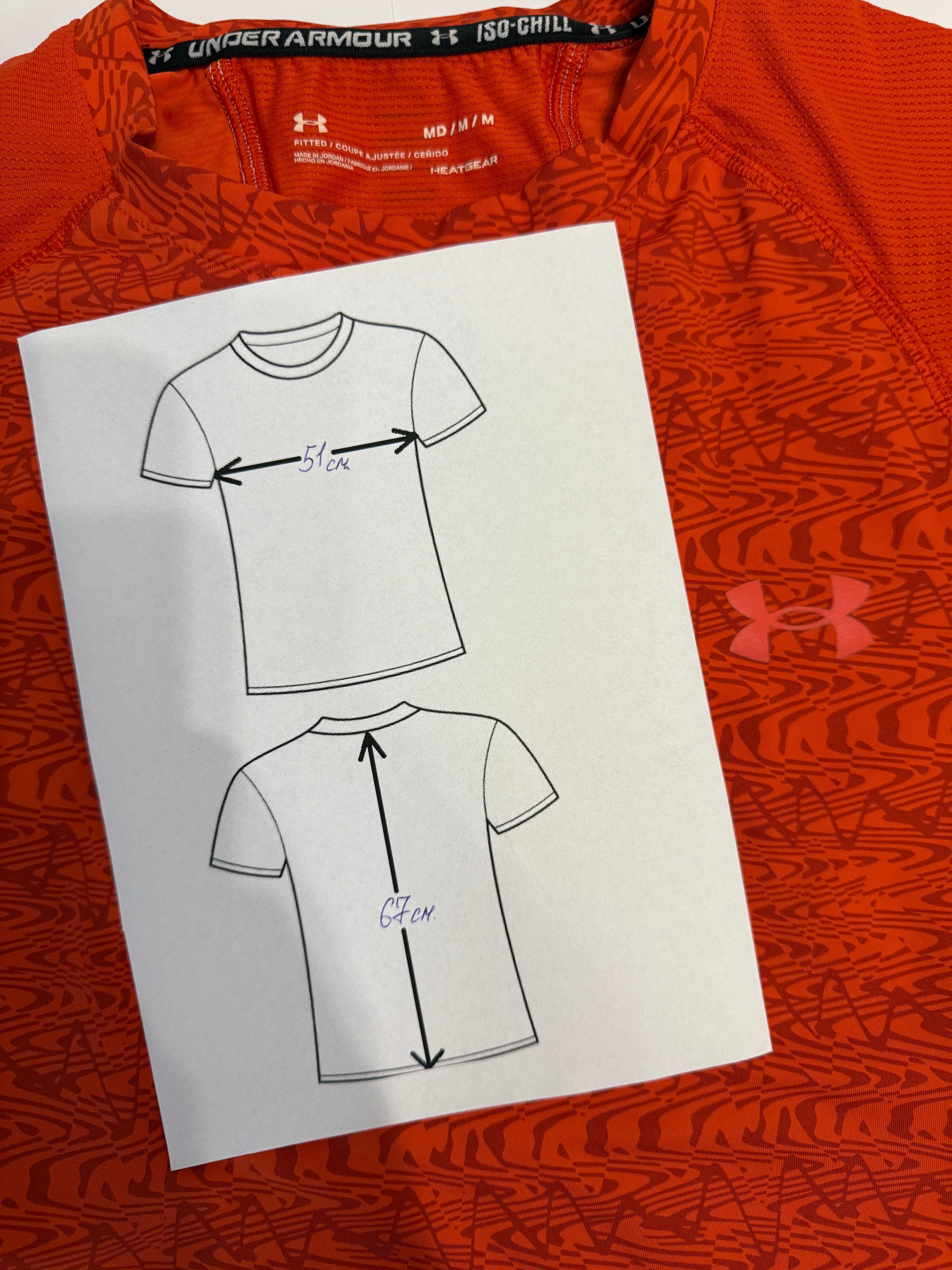 Футболка Under Armour Iso-Chill Run Printed SS (оригінал)