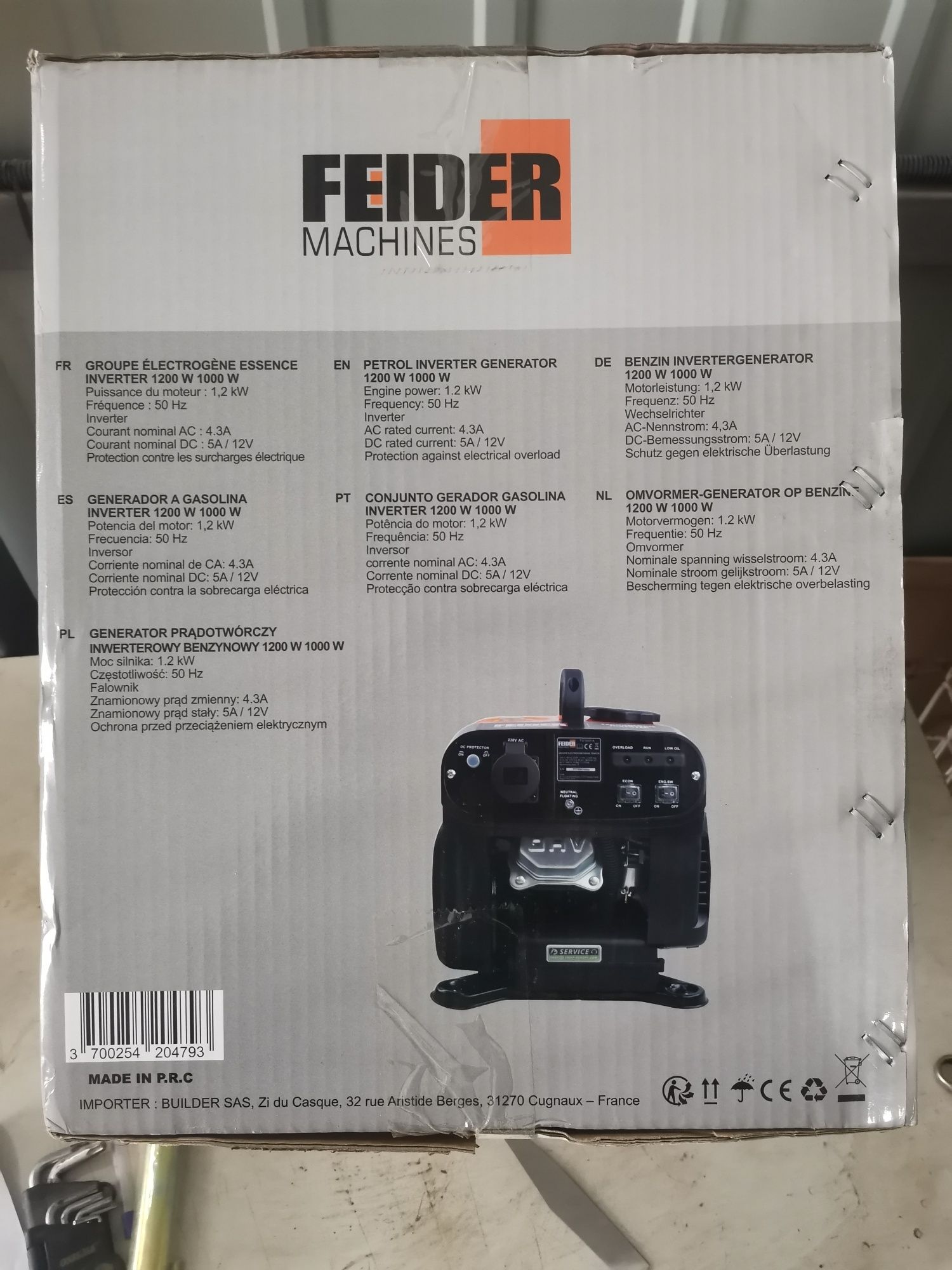 Генератор Feider 1200