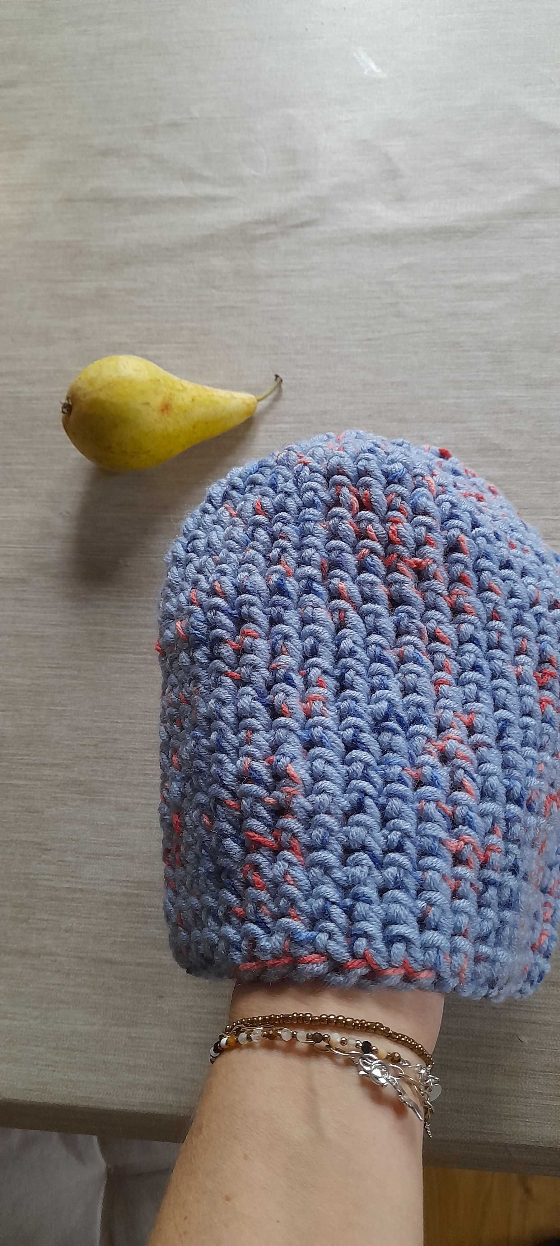 Czapka damska merino+akryl