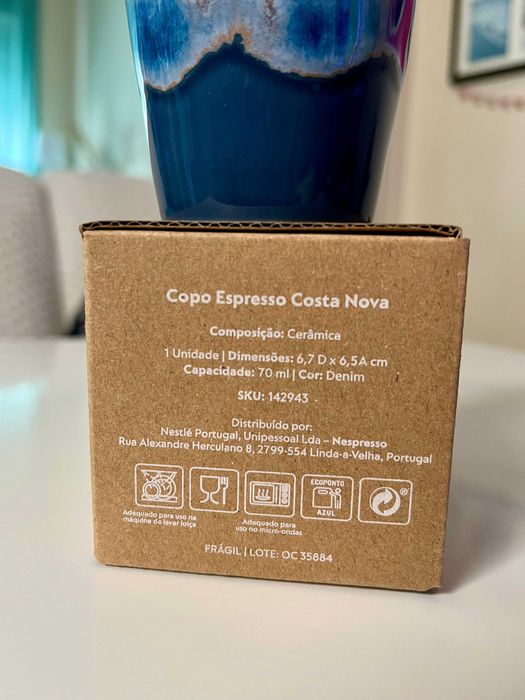 Copo de café em cerâmica Costa Nova