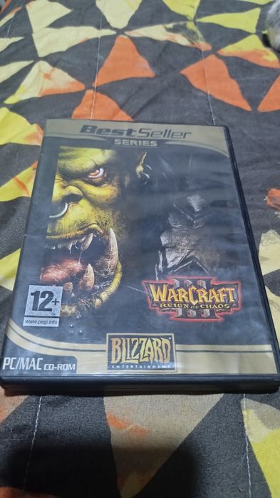 Jogo Warcraft III Reign of Chaos PC vintage
