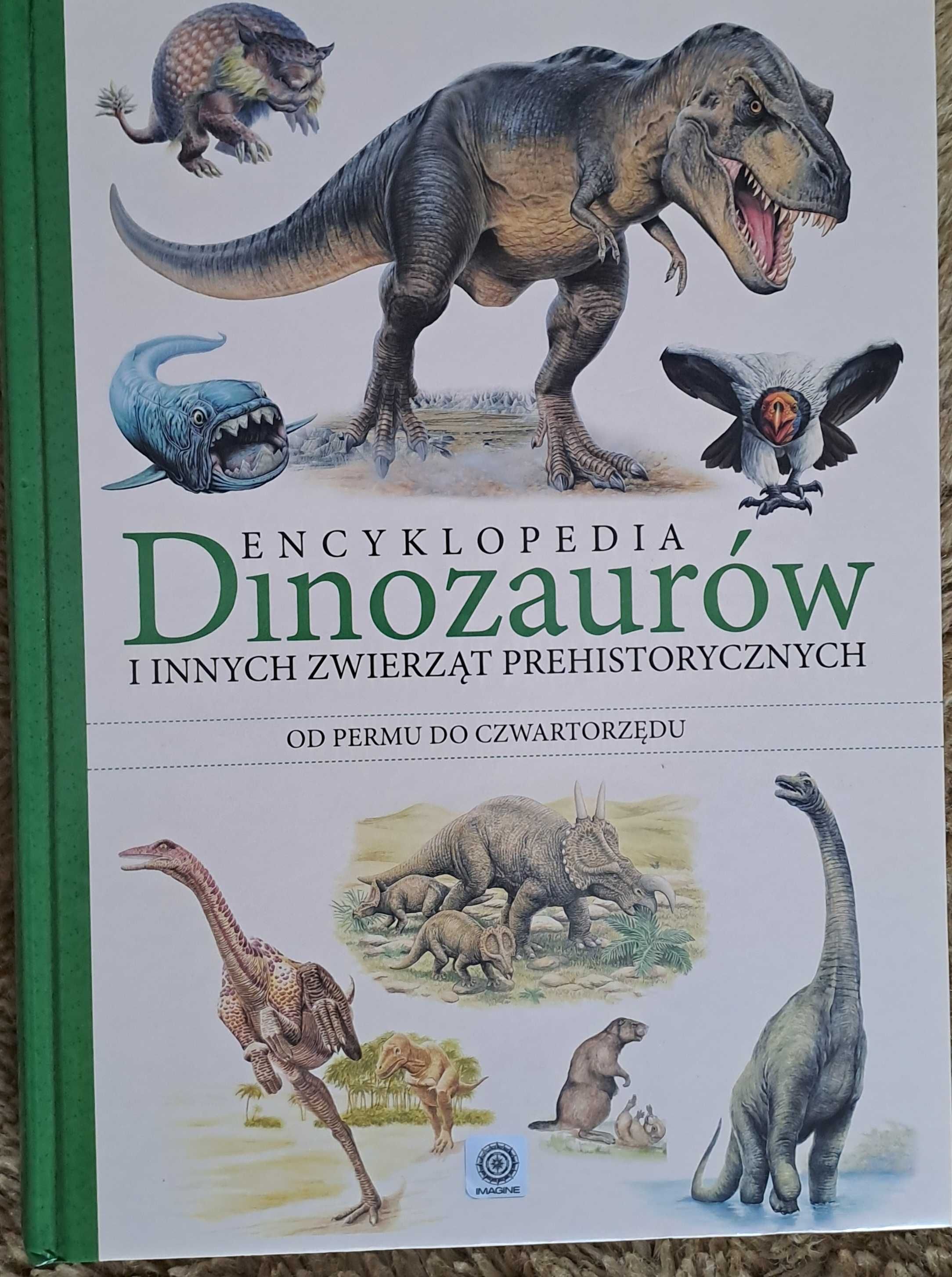 Encyklopedia, Książka o dinozaurach i innych zwierzętach preh.