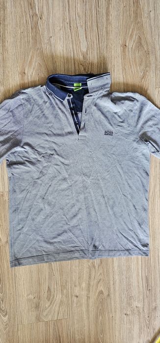 Boss koszulka męska polo z długim rękawem rozmiar XL wymiary foto