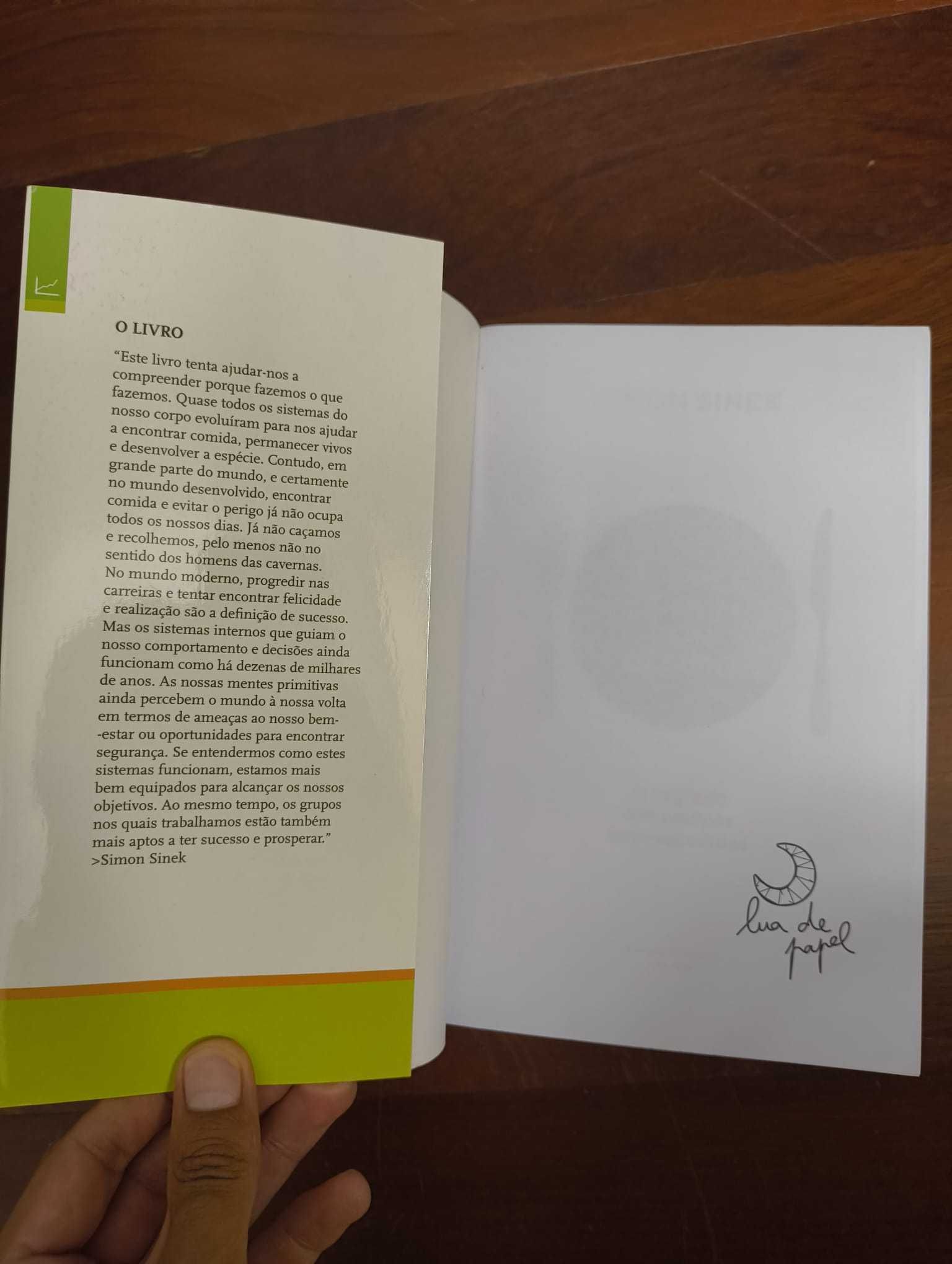 Livro "Os Líderes comem por último" - Simon Sinek | Excelente estado