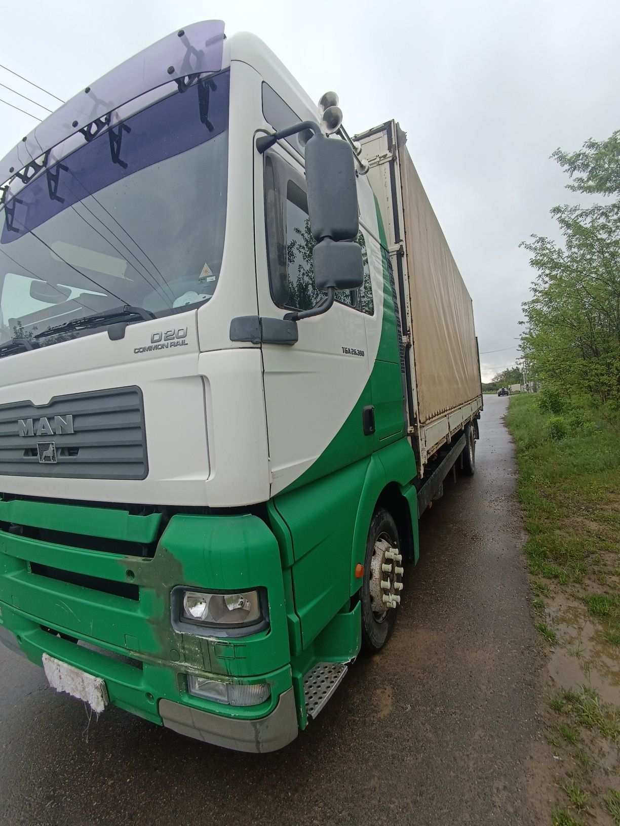 Man tga 26.390 контейнеровоз
