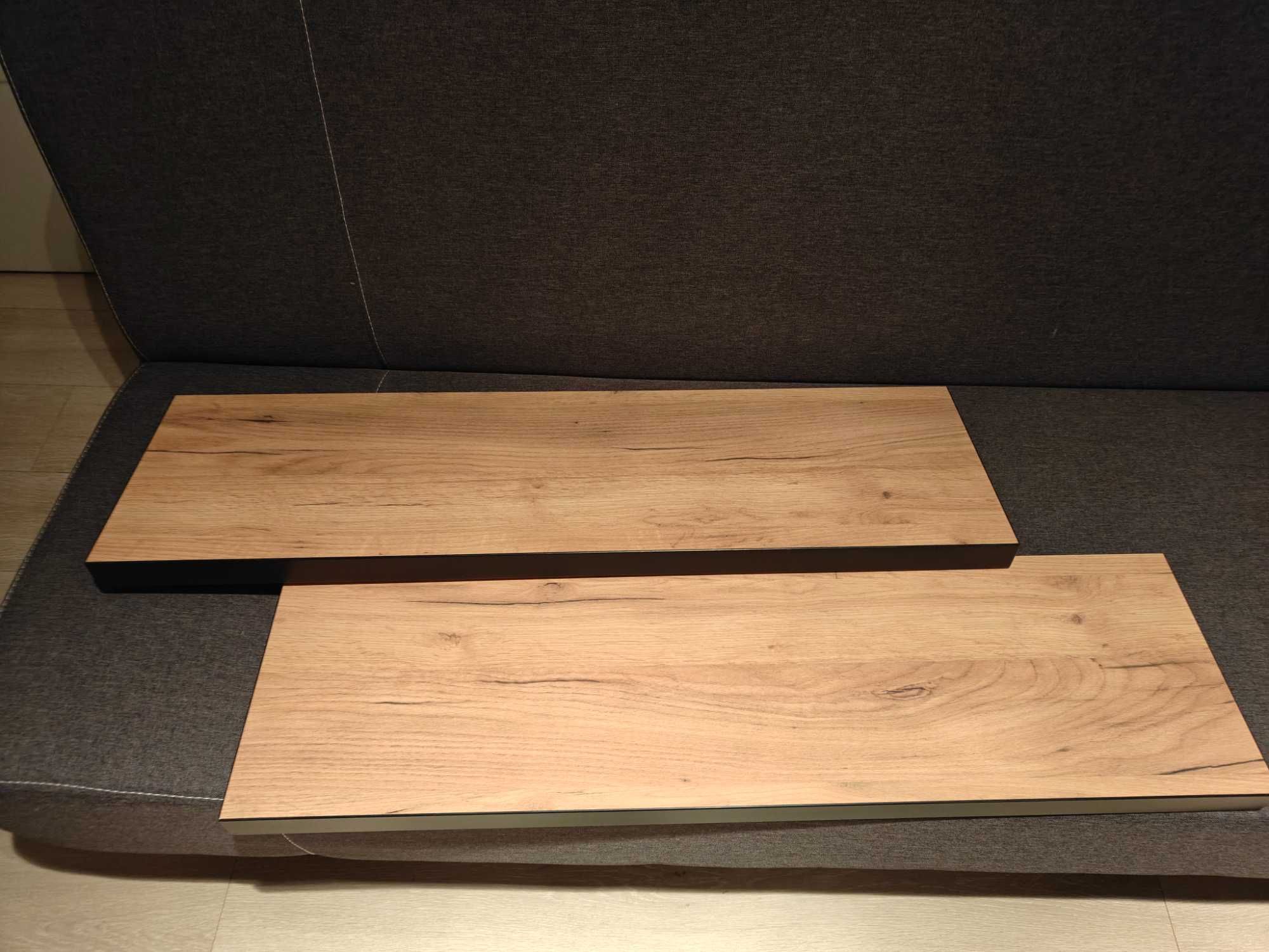 Półka ścienna samowisząca 90 x 25 Dąb CRAFT 2szt