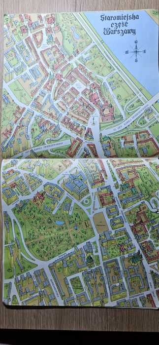 Plan miasta Warszawa-30 lat PPWK