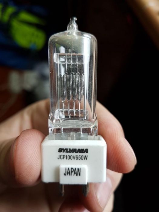 JCP100V650W Lampa żarówka halogen 650w Japan SYLVANIA minilab Fuji JCP