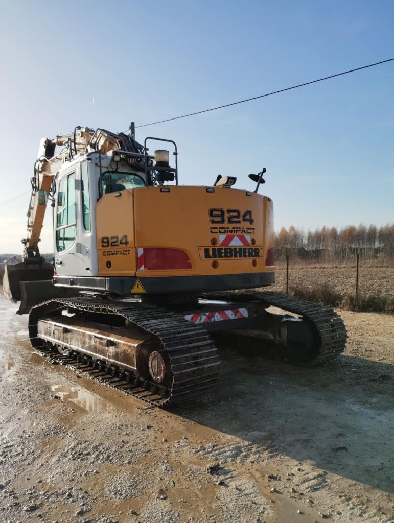 LIEBHERR R924 COMPACT Litronic, Ramię 3xłamane, pług