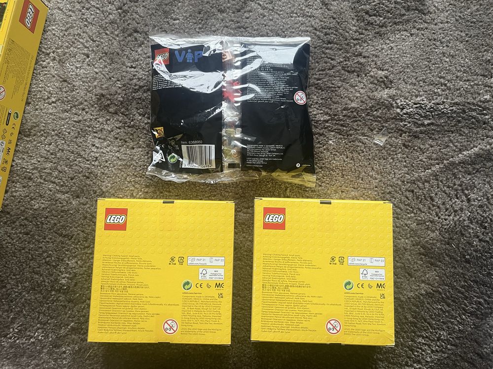 LEGO VIP Limited Edition – nowe, 4 zestawy, limitowane, nieotwierane