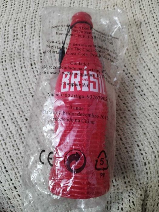 Garrafa - Maraca Coca-Cola Mundial Brasil 2014