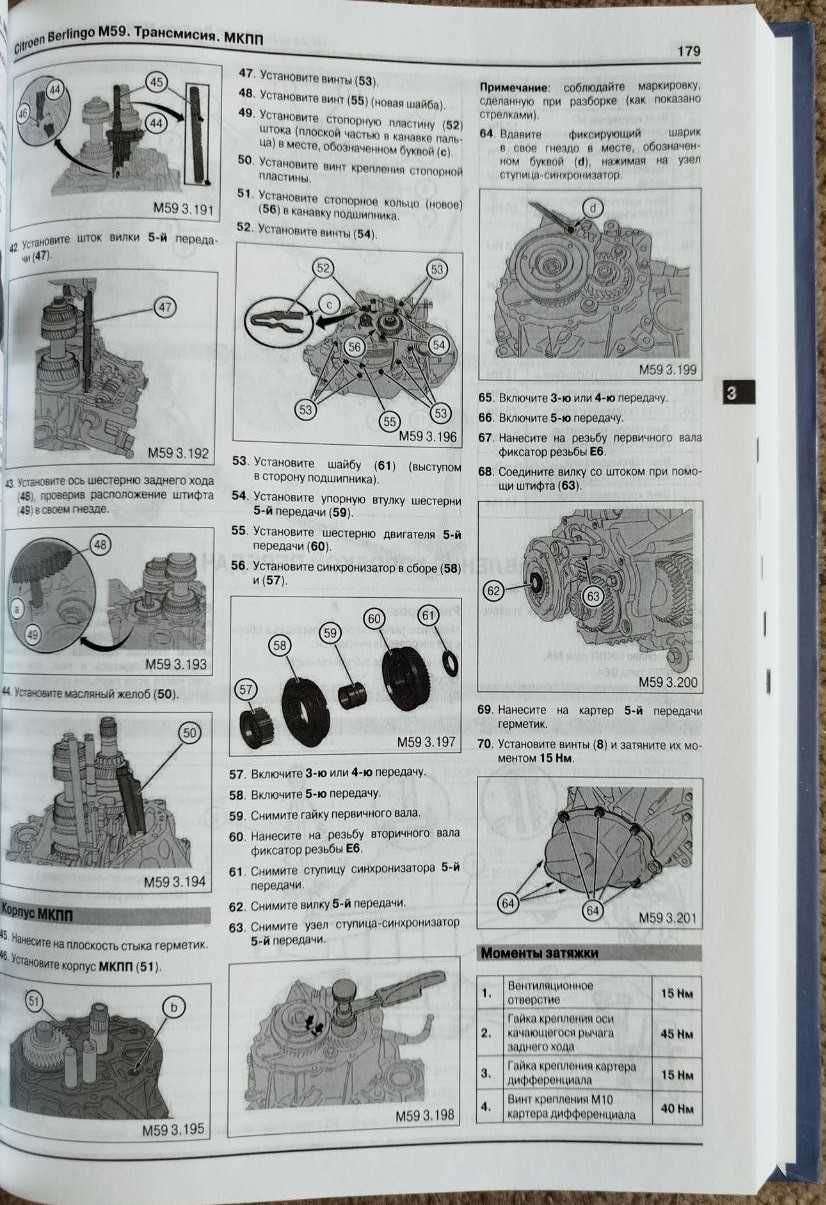 Книга Peugeot Partner/Citroen Berlingo M59 c 2002 + рестайлинг с 2005
