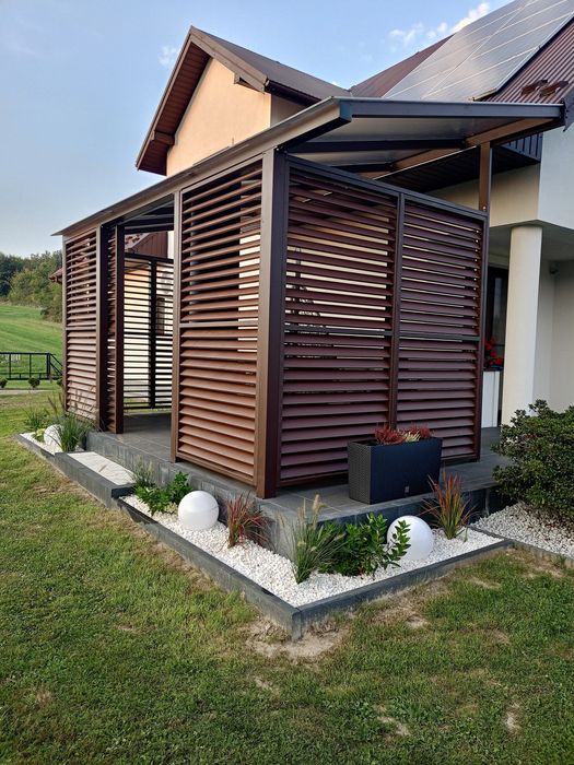 Rolety, żaluzje tarasowe, drewniane, regulowane, ruchome PORDUCENT