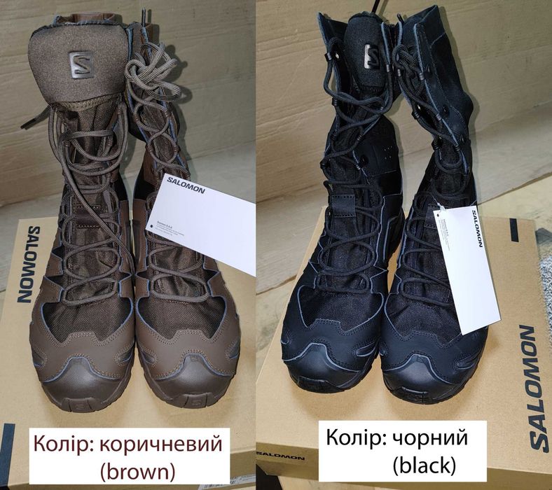 !Розпродаж! Берці Salomon XA Forces Jungle, оригінал, чорні/коричневі