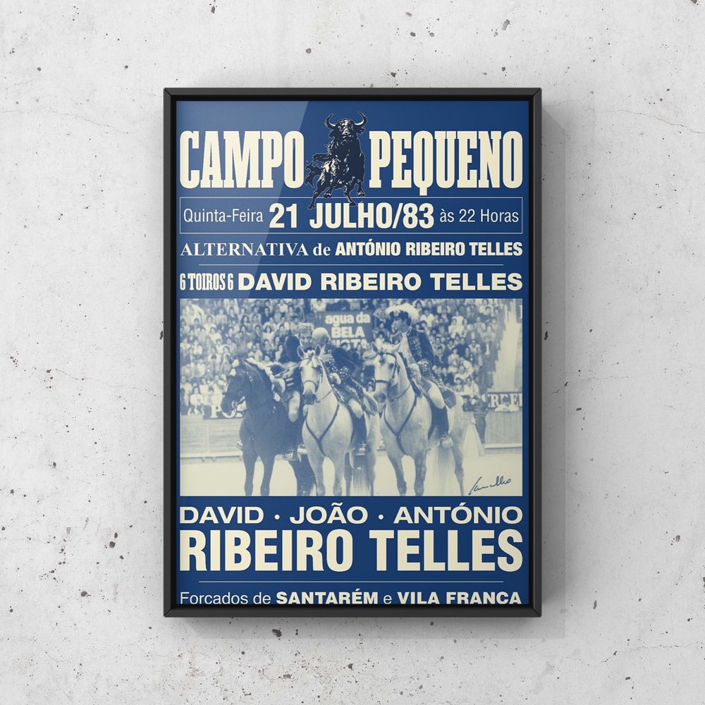 Cartaz Tourada - Alternativa António Ribeiro Telles