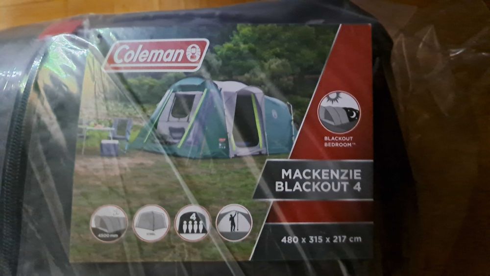 Namiot rodzinny Coleman MacKenzie 4 Blackout NOWY!