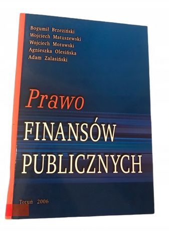 Prawo Finansów Publicznych Brzeziński Matuszewski