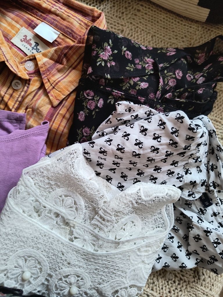 Zestaw bluzek damskich, bluzki damskie rozmiar 38, rozmiar M, 12 sztuk