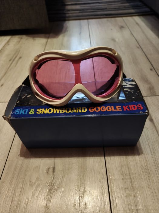 Okulary google ochronne na narty snowboard 100% UVdziecięce regulowane