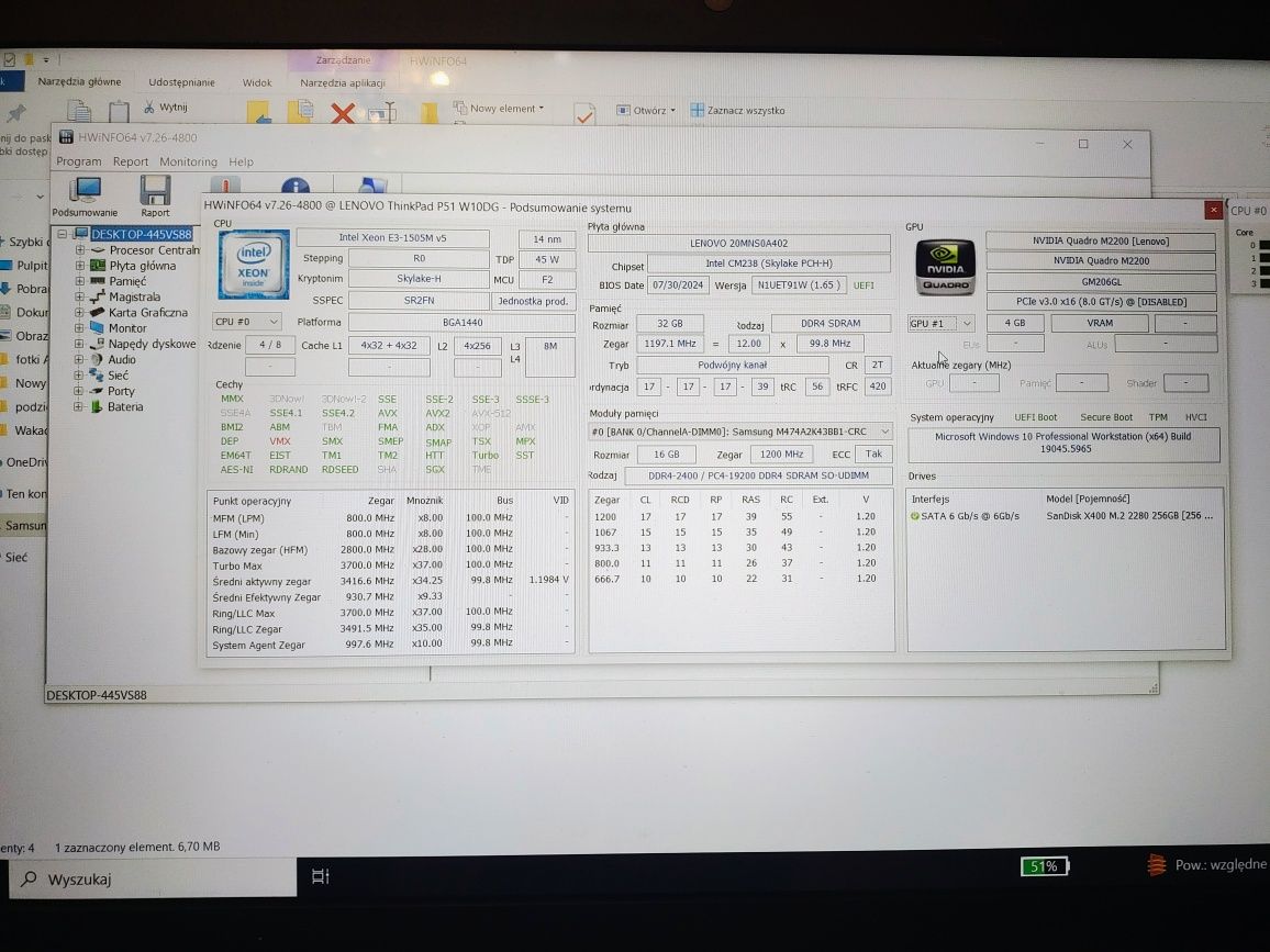 Lenovo ThinkPad P51 Xeon