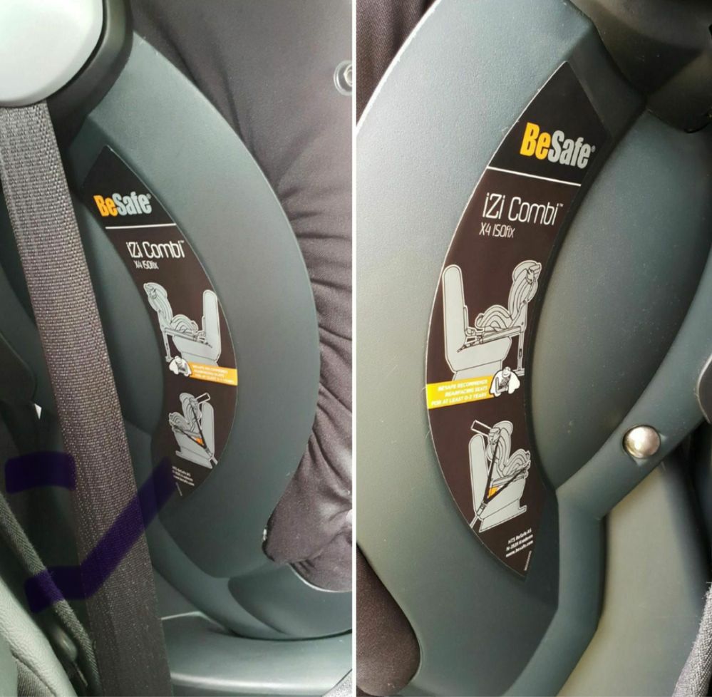 Fotelik samochodowy BeSafe iZi Combi X4 ISOFIX przód/tył, 0-18 / 9-18