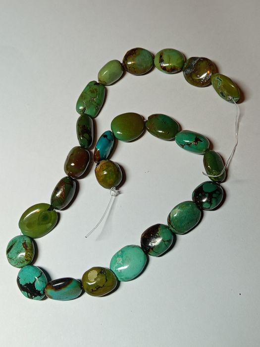 Turkus naturalny nieregularny 24szt.