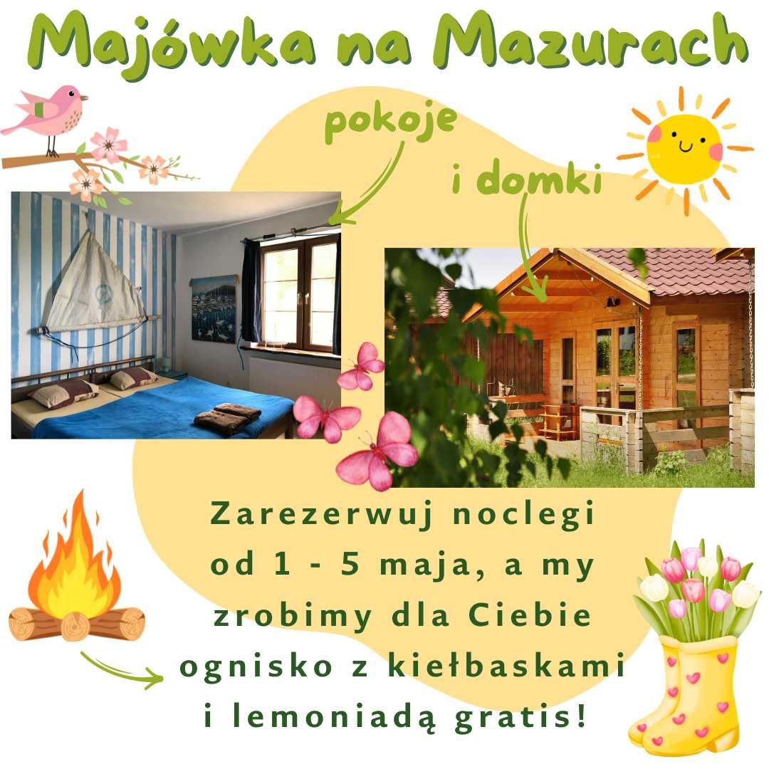 Noclegi na Mazurach Chata Wiata B&B Pokoje Domki Agroturystyka Jezioro