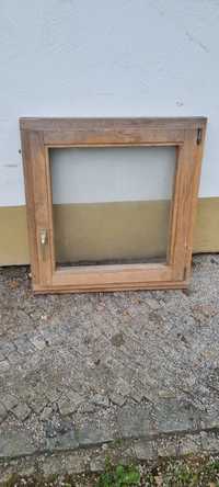 Okno drewniane szyba prózniowa 85 na 90