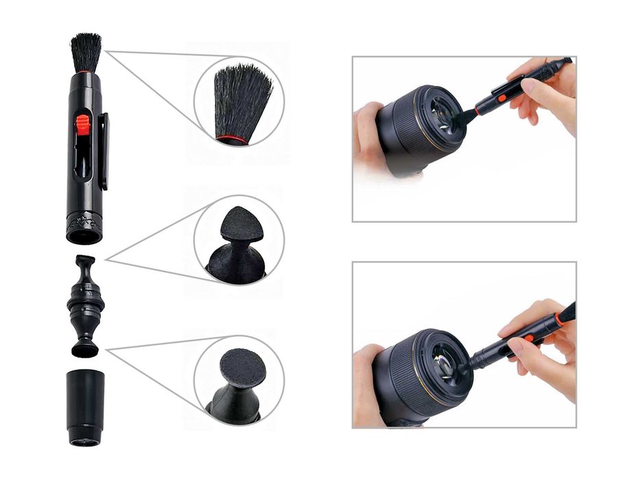 Kit de limpeza para câmeras digitais e sensores