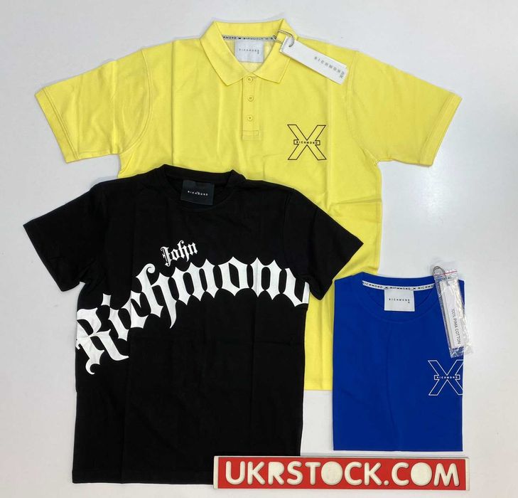 Футболки чоловічі Richmond оптом, сток оптом футболки мужские