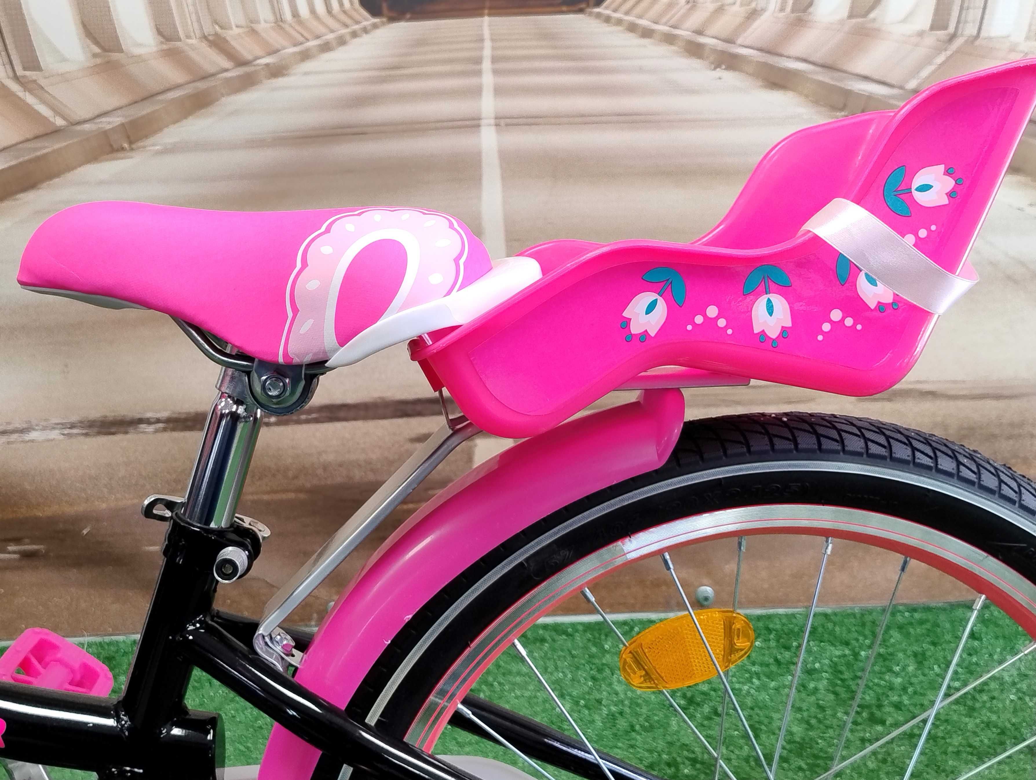 Rower dziecięcy dla dziewczynki Flower koło 20" + DODATKI