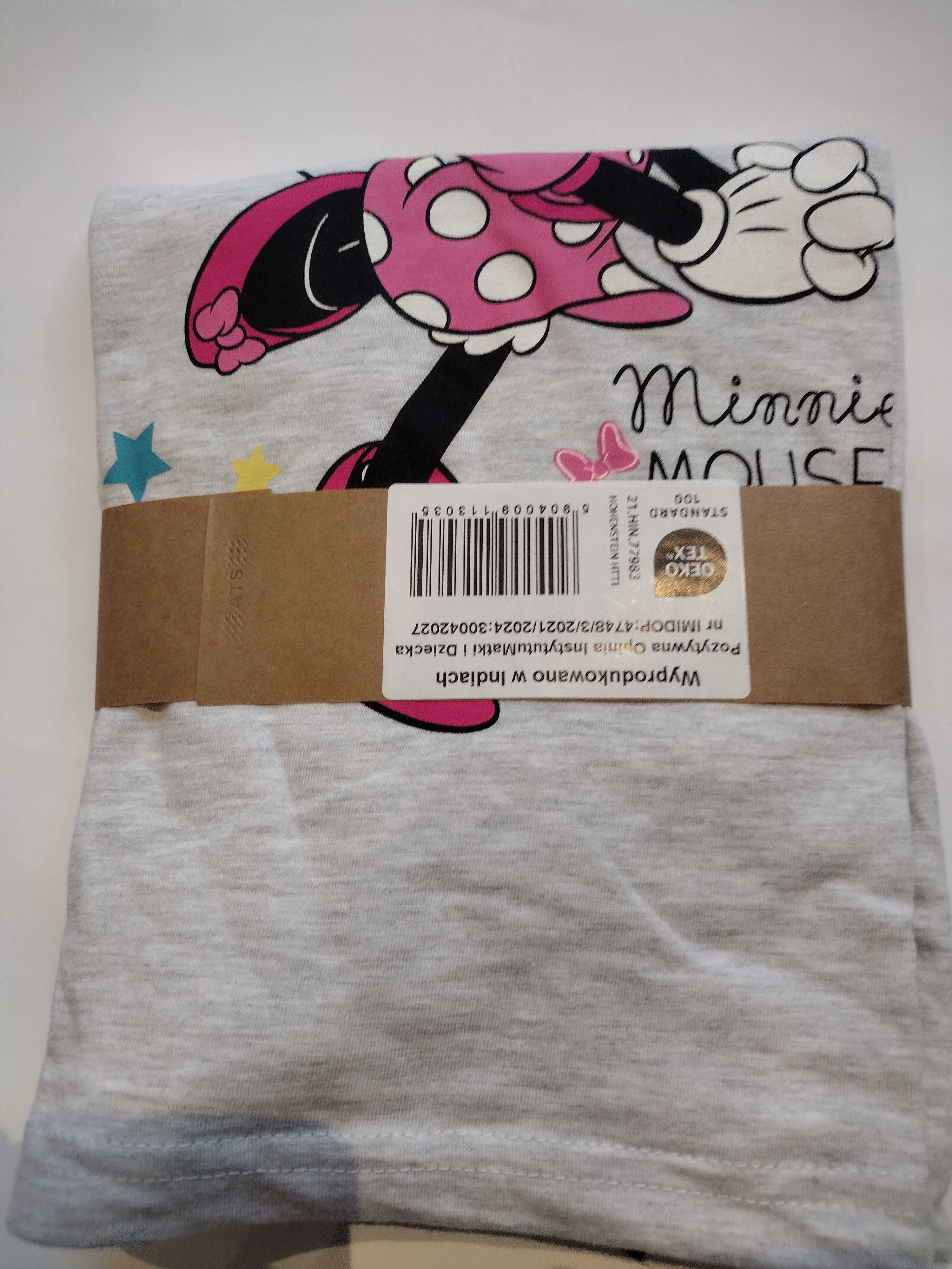 Piżama dwuczęściowa dla dziewczynki 128 myszka Minnie Disney