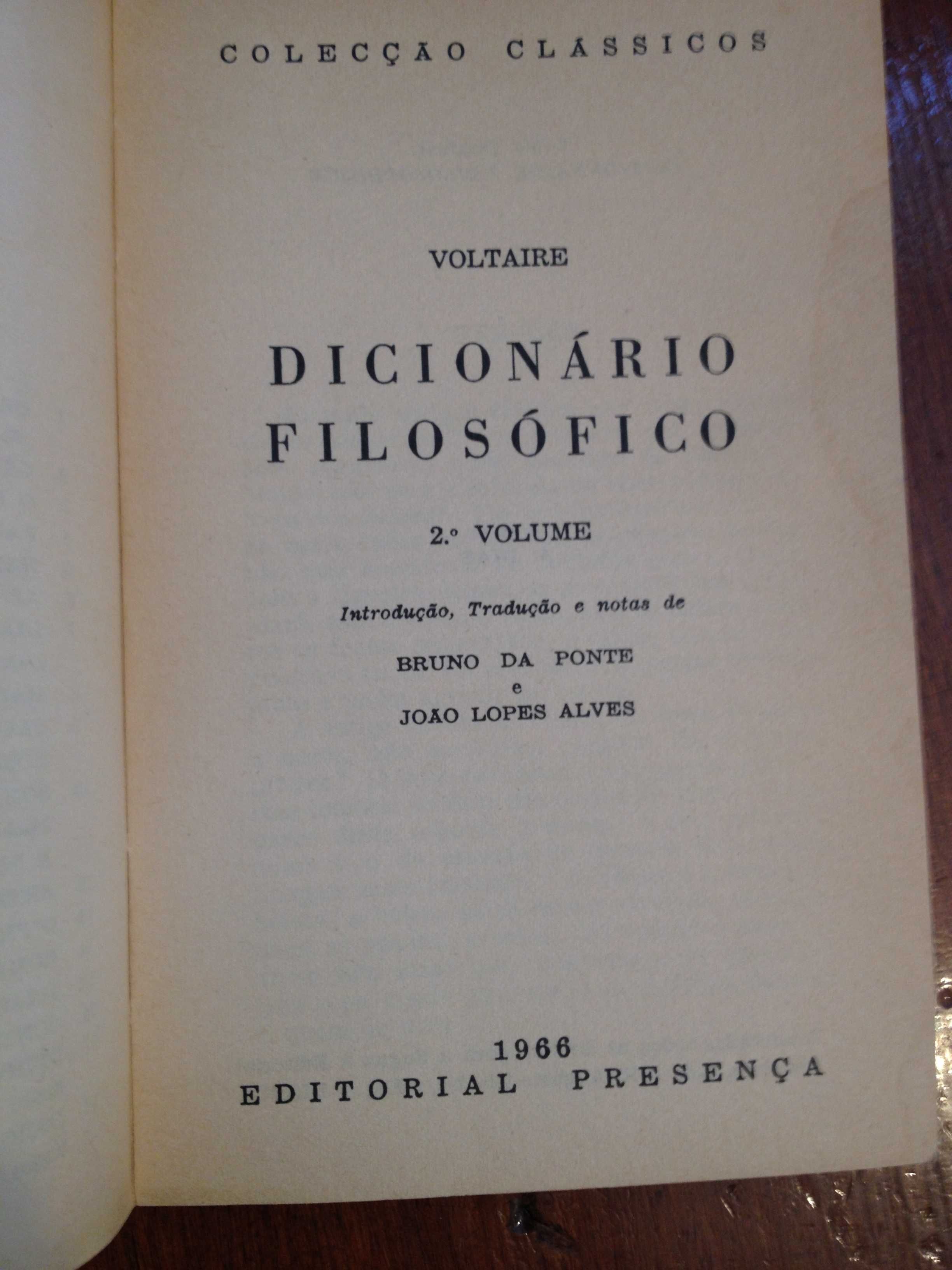 Voltaire - Dicionário Filosófico Vol.2