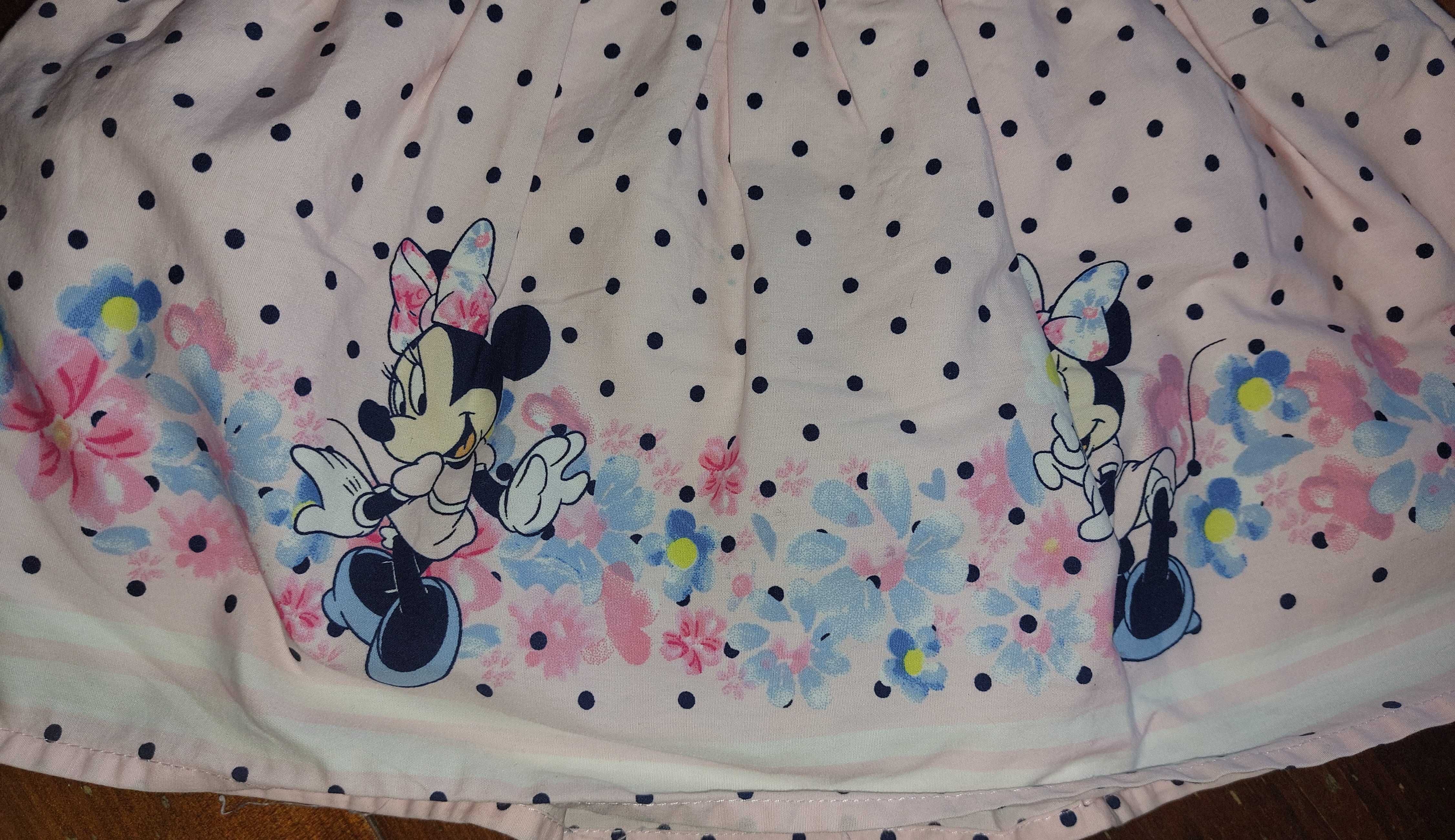 Mini Mouse, Prześliczna sukienka dla dziewczynki, rozmiar 74