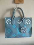Piękna Torebka LV Louis Vuitton błekitna shopper