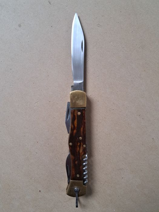 Нож складной туристический,многофункциональный" Металлист".СССР