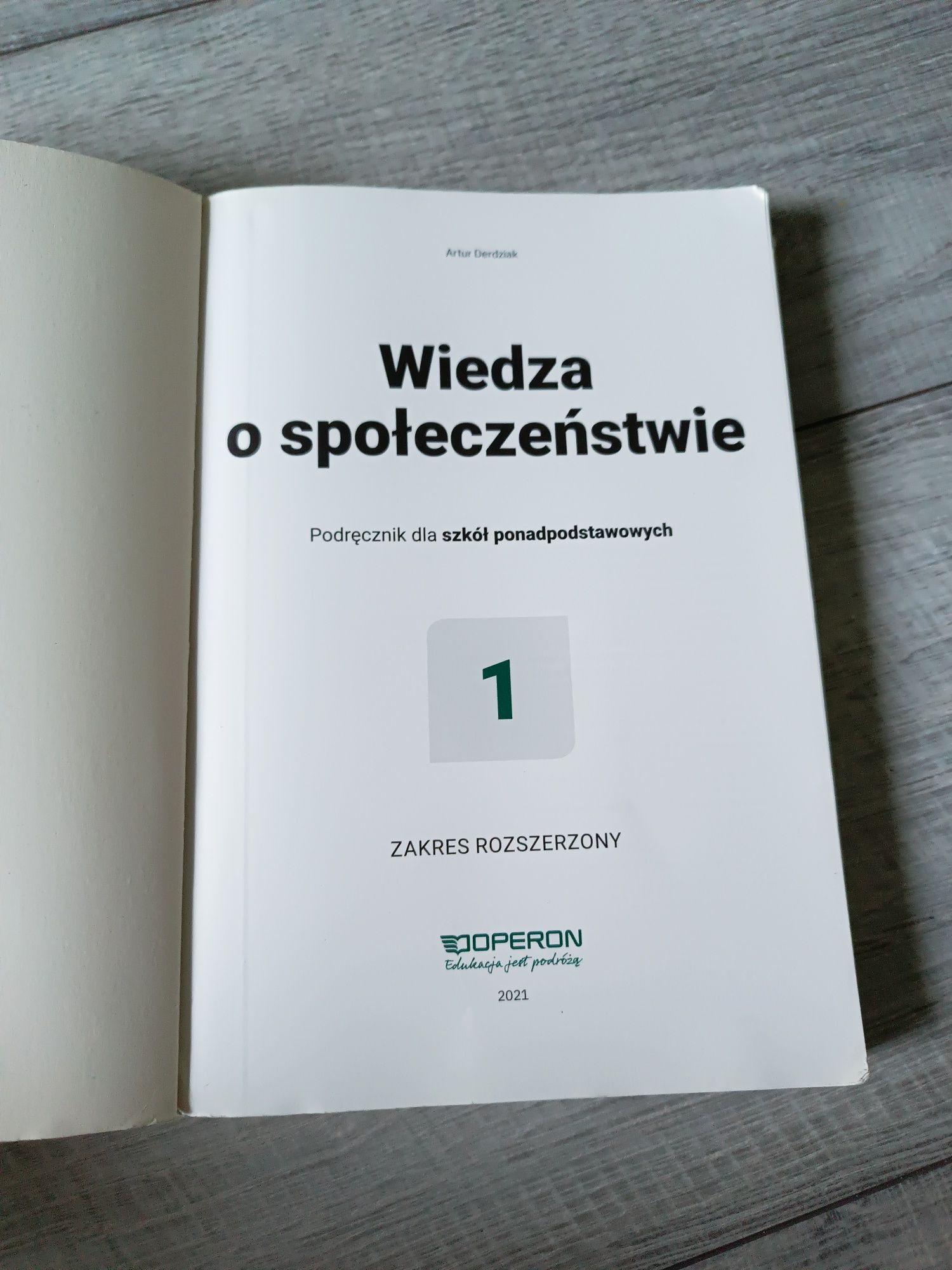 Wiedza o społeczeństwie zakres rozszerzony Wos OPERON