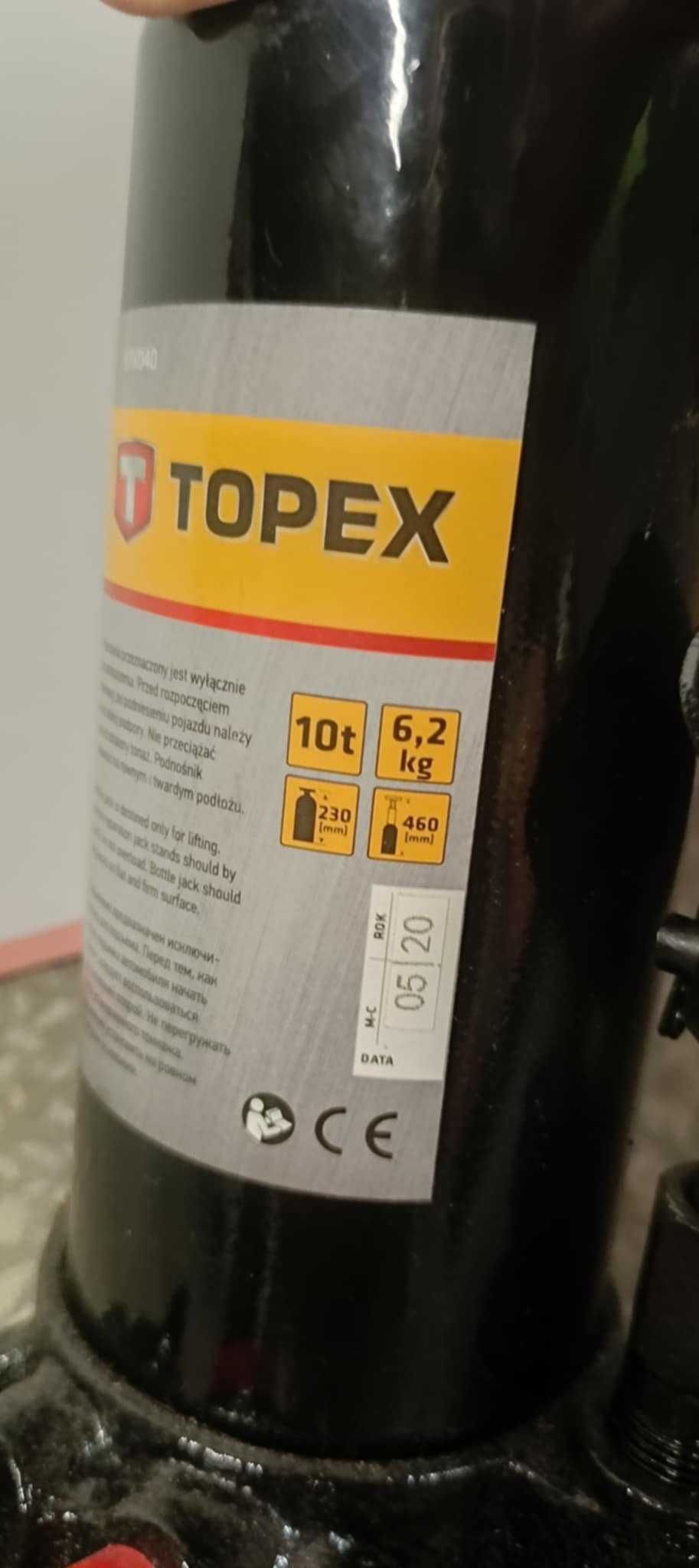 podnośnik hydrauliczny słupkowy Topex 10t