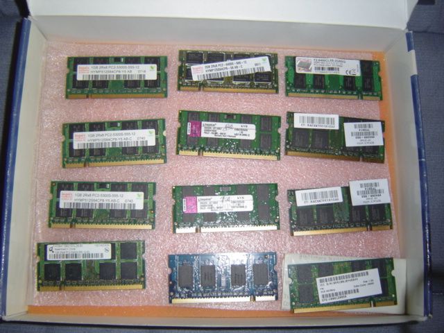 Memorias DDR 3,  DDR 3L. DDR 2 e DDR Para Portátil