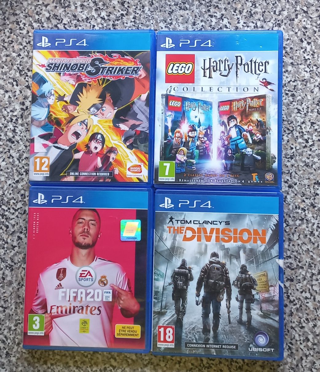 Conjunto de 4 jogos Playstation 4