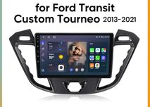 Rádio 9" android Ford Transit Custom Torneo CARPLAY WIFI GPS Novo