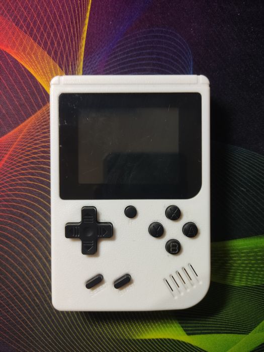 Портативная игровая ретро приставка Белая,Игровая приставка 400 в 1