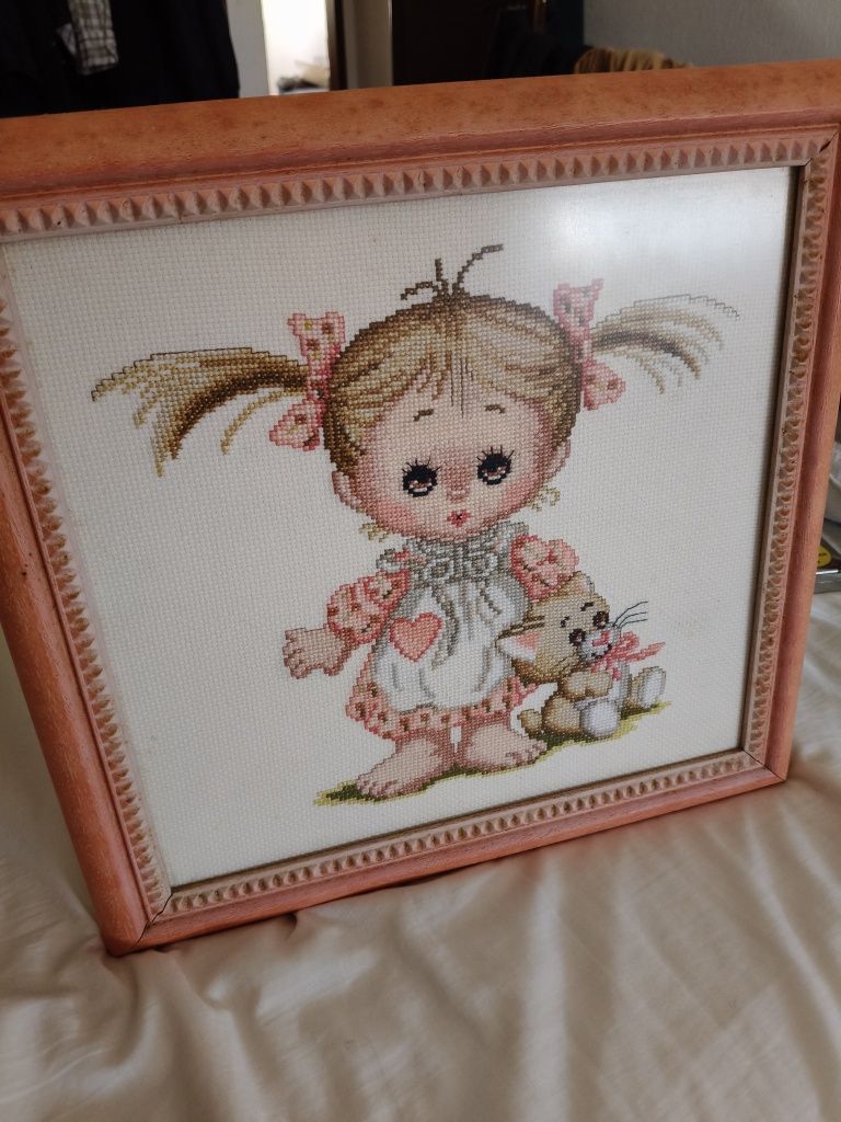 Quadro ponto cruz