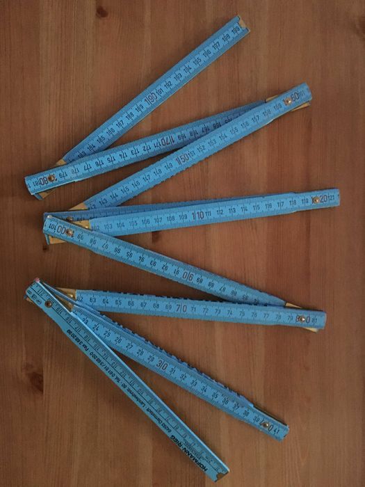 Miarka drewniana składana 2 metry