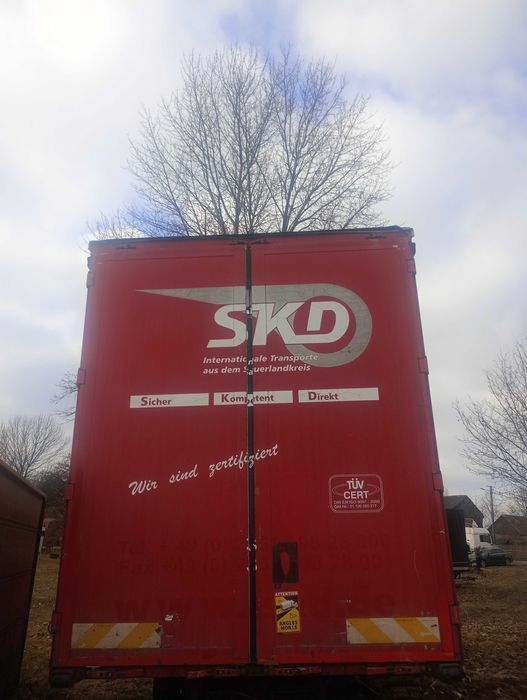 Zabudowa Skrzynia Ładunkowa Plandeka Firanka Kontener Drzwi Aluminiowe